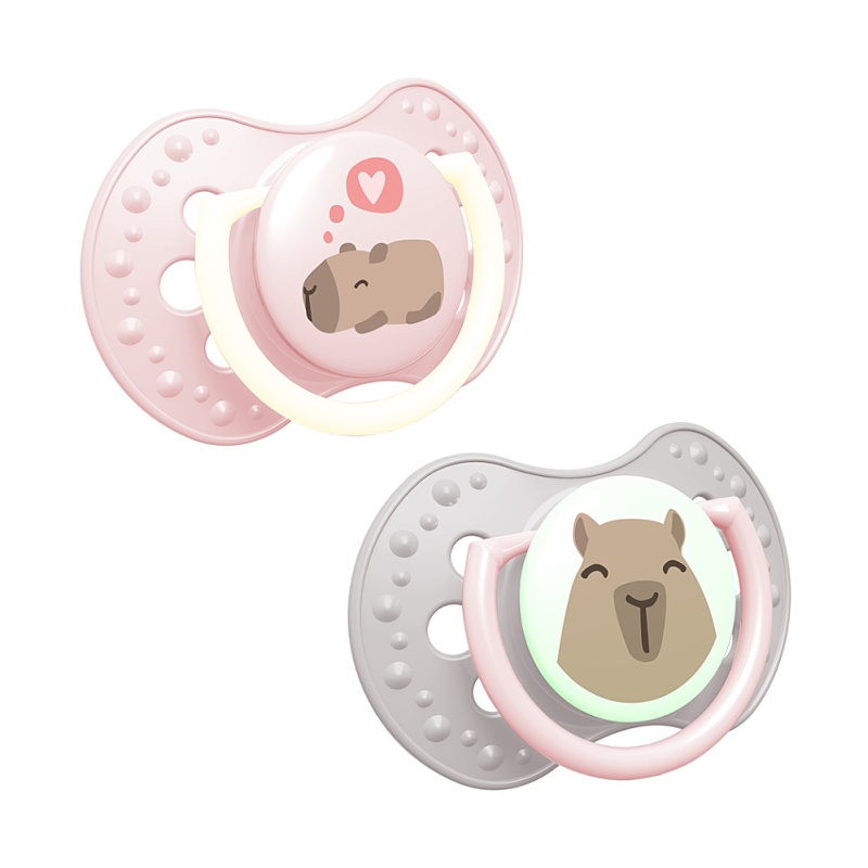 LOVI CAPICHILL 0-6m dudlík Girl 2 ks