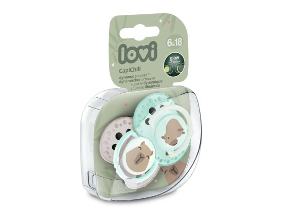 LOVI CAPICHILL 6-18m dudlík Boy 2 ks