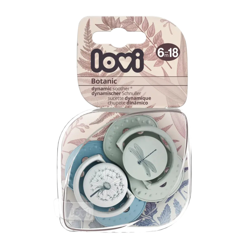 LOVI CAPICHILL 6-18m dudlík Boy 2 ks