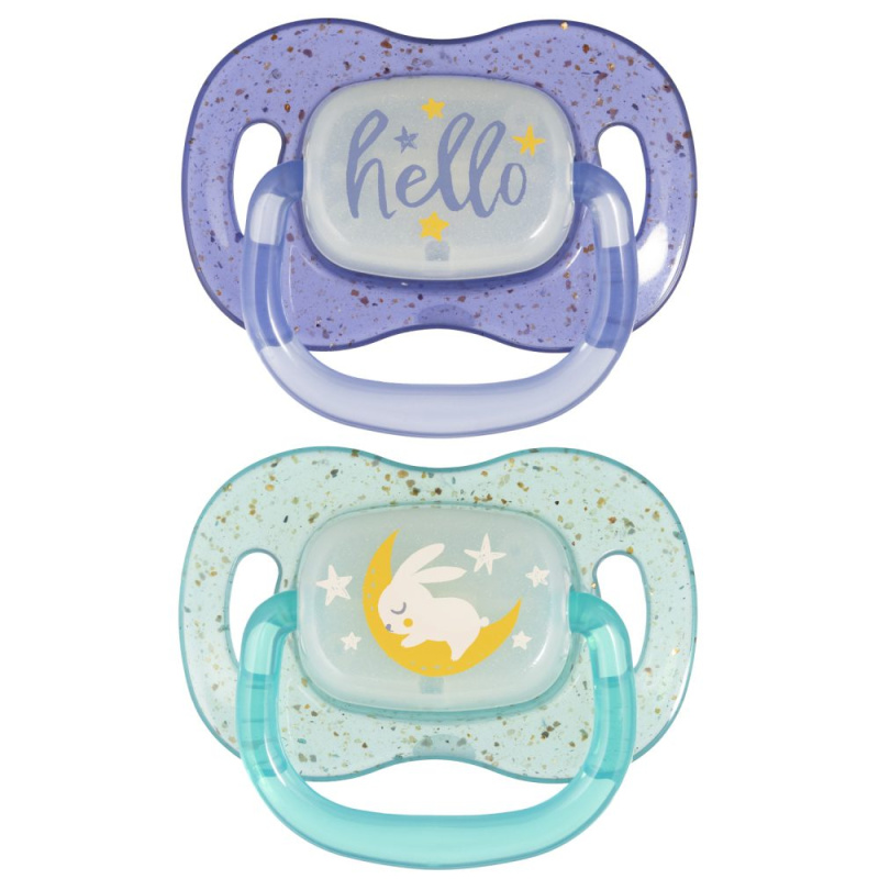 Canpol babies NIGHTGLOW Boy dudlík 0-6 m 2 ks