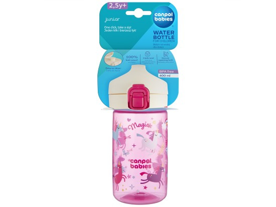 Canpol babies Junior lahev pro děti růžová, 400 ml