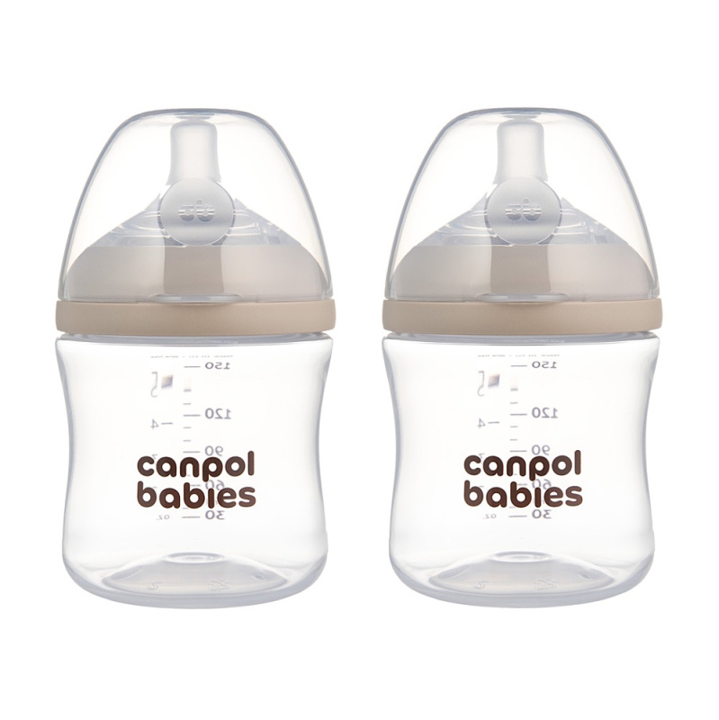 Canpol babies Set lahví Natural Shape 150ml 2ks