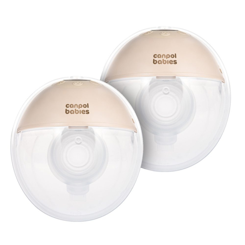 Canpol babies Dvojitá elektrická odsávačka mateřského mléka do podprsenky Hands-Free 2.0
