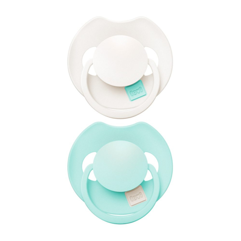 LOVI Dudlík silikonový dynamický PRIME Tutti Frutti 0-6m 2ks Lagoon/Mint Cream