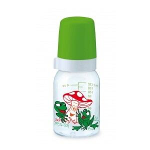 CANPOL BABIES Láhev sklo s potiskem 120 ml 