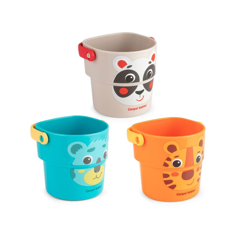 Canpol babies Hello Little kyblík do vody 9m+ 3 ks