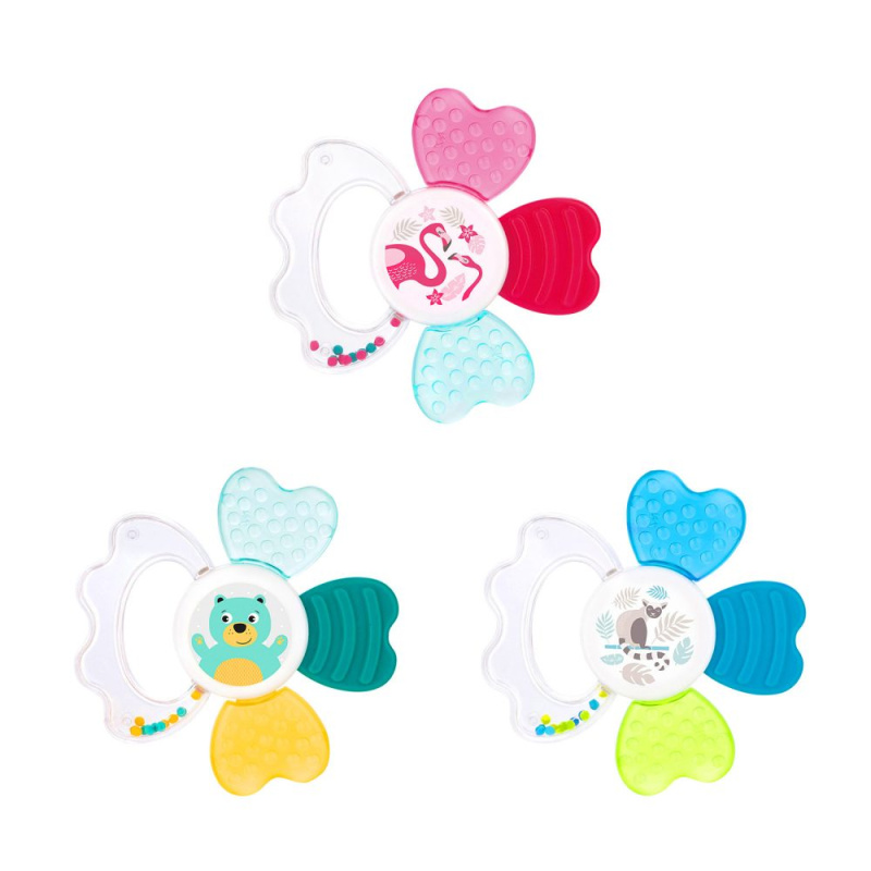 Canpol Babies Chrastítko s kousátkem Animals, více druhů