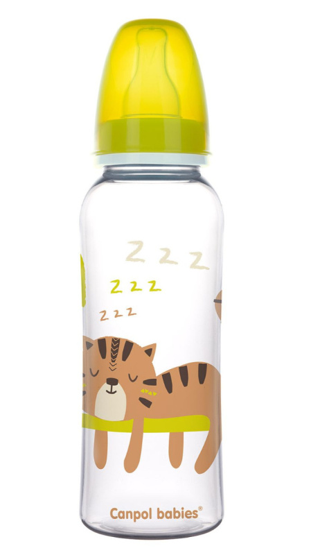 Kojenecká lahev Canpol babies AFRIKA 250 ml, BPA free, silikonová savička