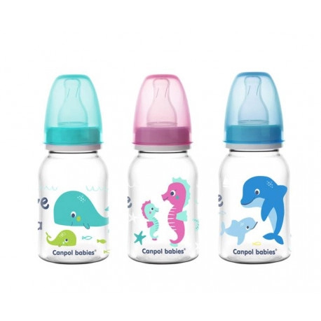 Canpol babies lahev s potiskem Love & Sea – 120ml