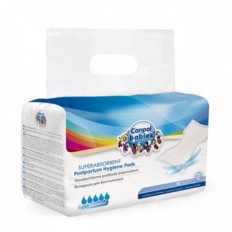 Canpol babies Postpartum Pads porodnické vložky Super Absorbent 10 ks