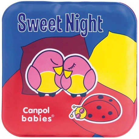 Měkké pískací koupací knížky Den a noc – CANPOL babies, 2 ks
