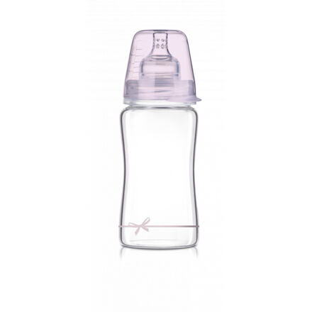 LOVI Lahev skleněná 250 ml BABY SHOWER holka 