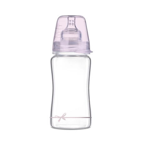 LOVI Lahev skleněná 250 ml BABY SHOWER holka 