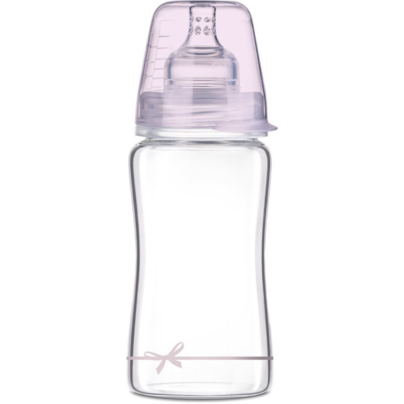 LOVI Lahev skleněná 250 ml BABY SHOWER holka 