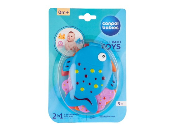 Canpol babies Mini protiskluzové podložky do vany, 5ks