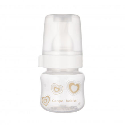 Canpol babies Lahev se širokým hrdlem NEWBORN BABY 60ml béžová 