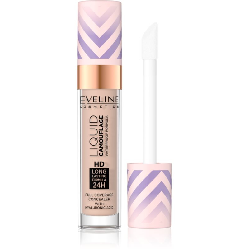 Eveline Cosmetics Liquid Camouflage voděodolný korektor s kyselinou hyaluronovou odstín 05 Light Sand 7.5 ml