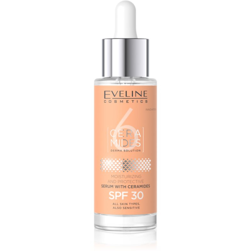 Eveline Cosmetics 6 Ceramides ochranné sérum pro suchou a citlivou pokožku SPF 30 30 ml