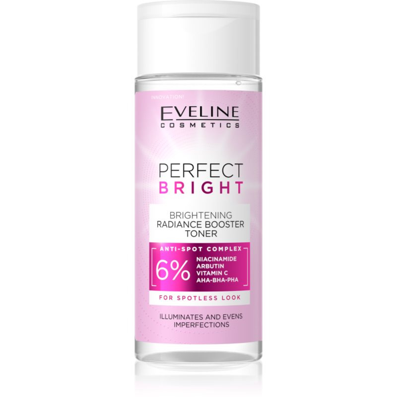 Eveline Cosmetics Perfect Bright Radiance Booster Toner rozjasňující tonikum 150 ml