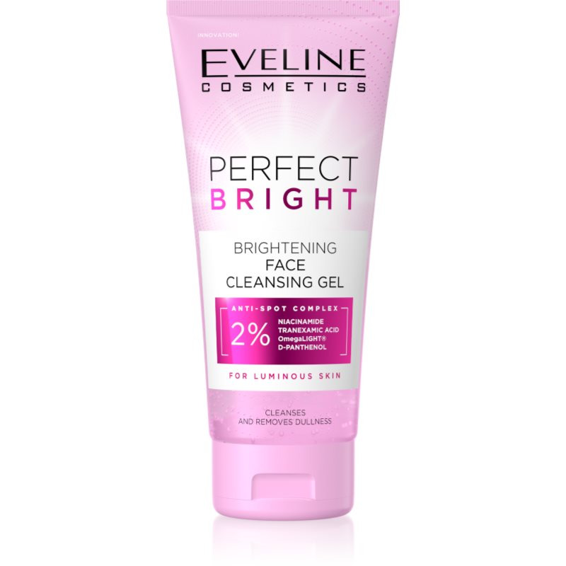 Eveline Cosmetics Perfect Bright Face Cleansing Gel rozjasňující čisticí gel 150 ml