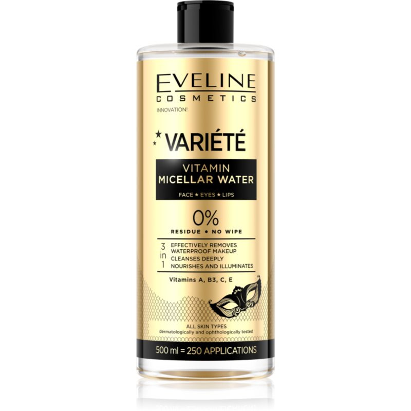 Eveline Cosmetics Variété Vitamin Micelar Water micelární voda 500 ml
