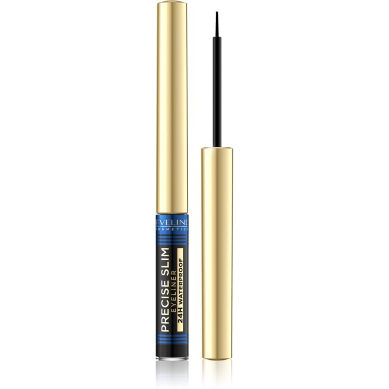 Eveline Cosmetics Precise Slim Eyeliner oční linky odstín Black waterproof 1 ks