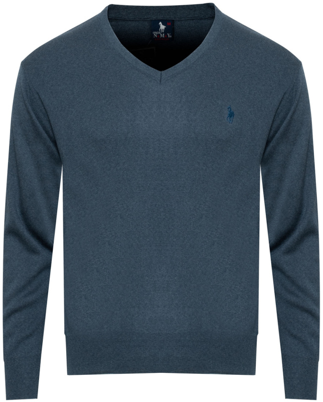 Mikina N&amp;M&amp;Y V 3010 Granatowy Melanž