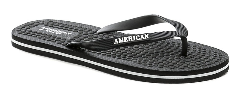 American Club NH110-23 černé pánské žabky EUR 41