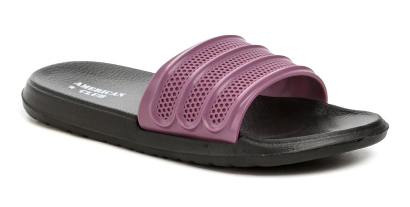 American Club NH124-24 černo růžové dámské nazouváky EUR 40