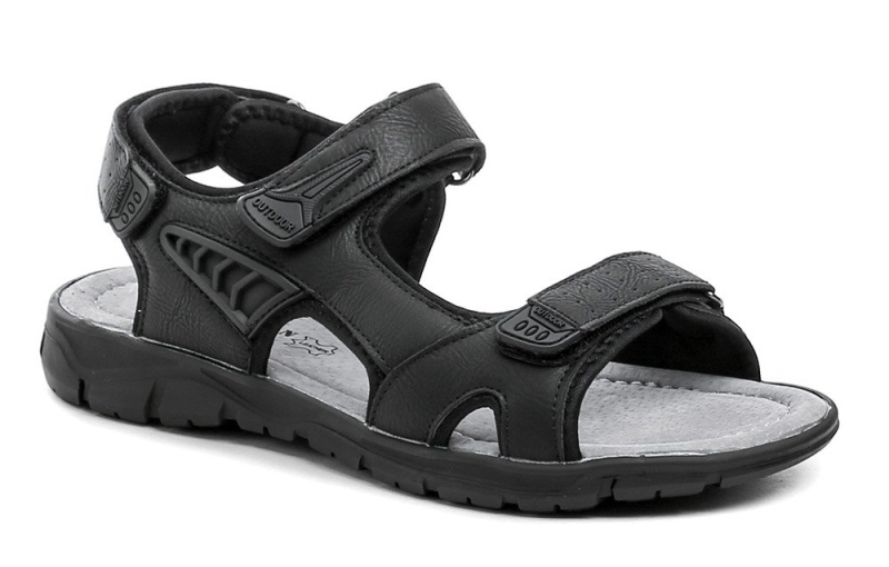 American Club XD113-24 černé pánské sandály EUR 45