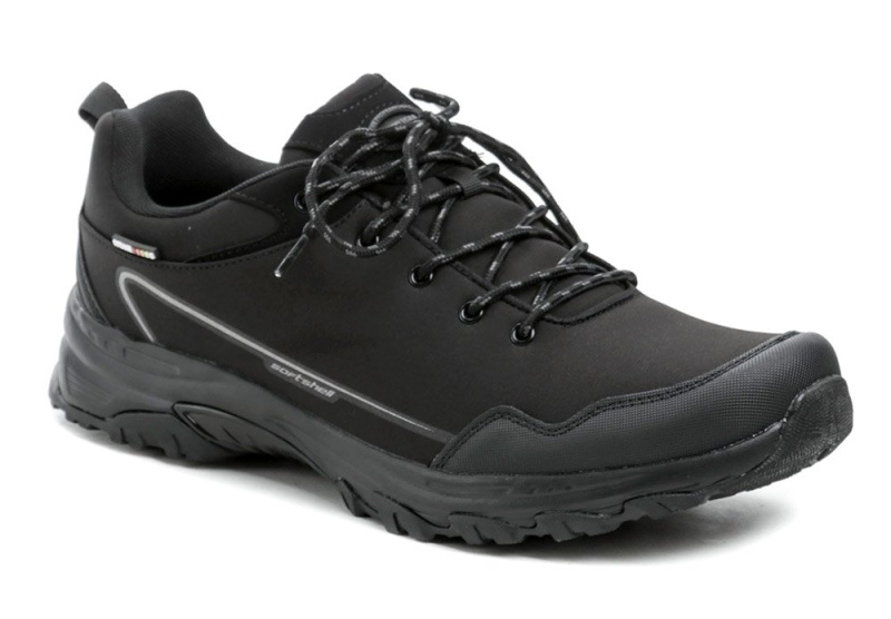 American Club WT215-24 černé pánské nadměrné softshell tenisky EUR 47