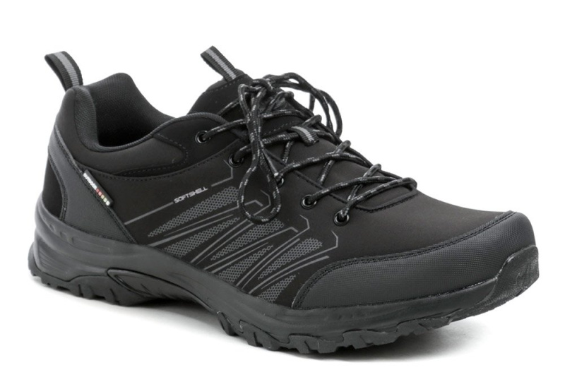 American Club WT222-24 černé pánské nadměrné softshell tenisky EUR 47
