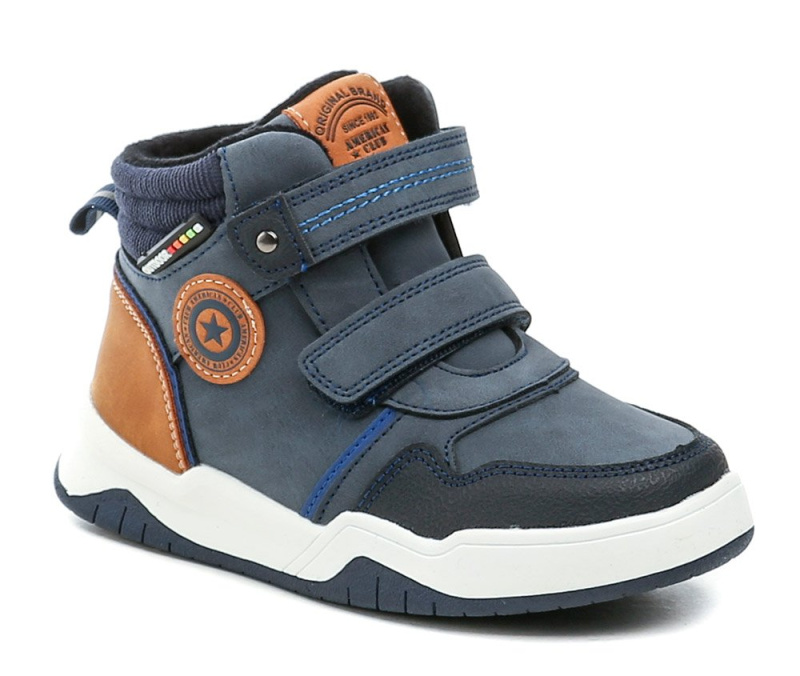 American Club XD102 modré dětské zimní boty EUR 28
