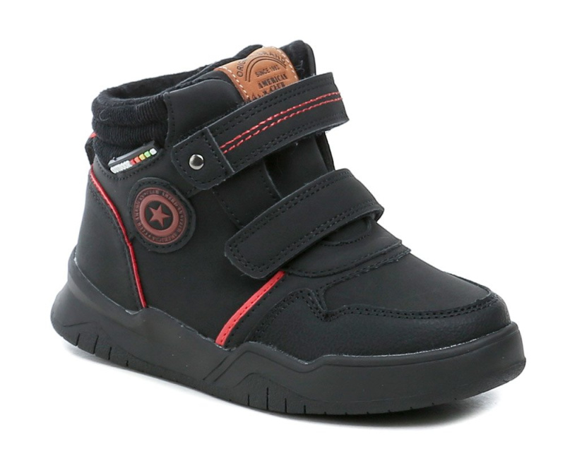 American Club XD102 černé dětské zimní boty EUR 28