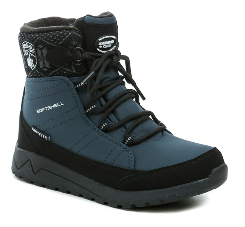 American Club SN86-25 navy dětské zimní boty EUR 33