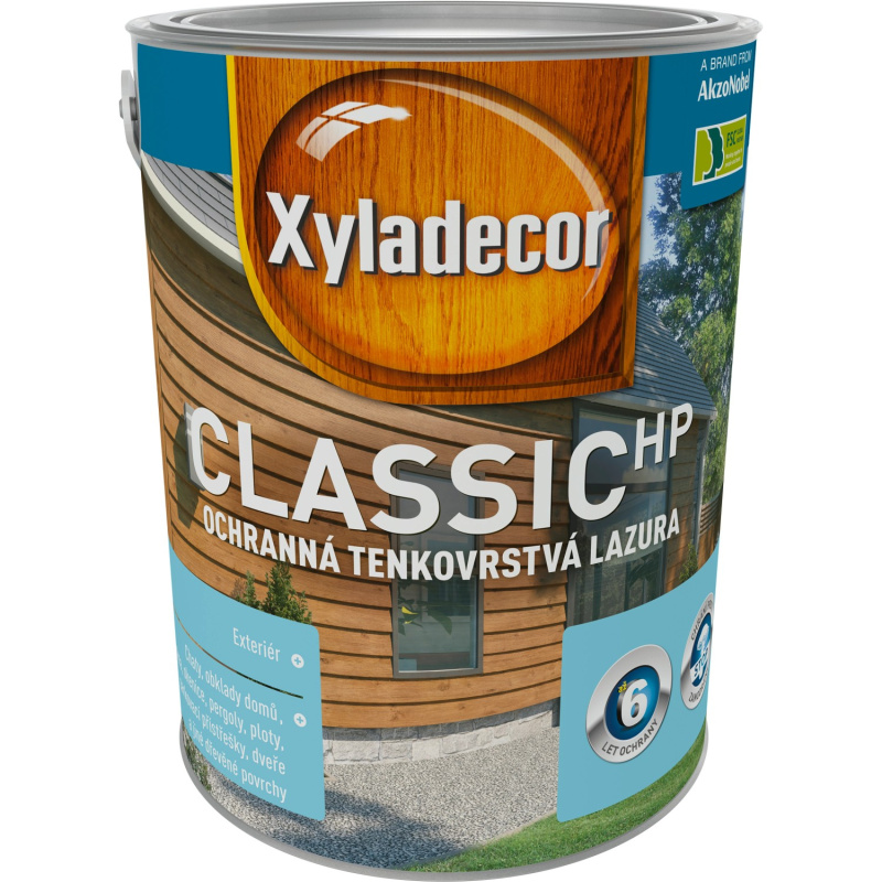 Xyladecor Ochranná tenkovrstvá lazura Classic HP dub 5 l