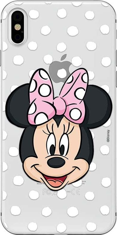 Ert Ochranný kryt pro iPhone XS / X - Disney, Minnie 057 Transparent