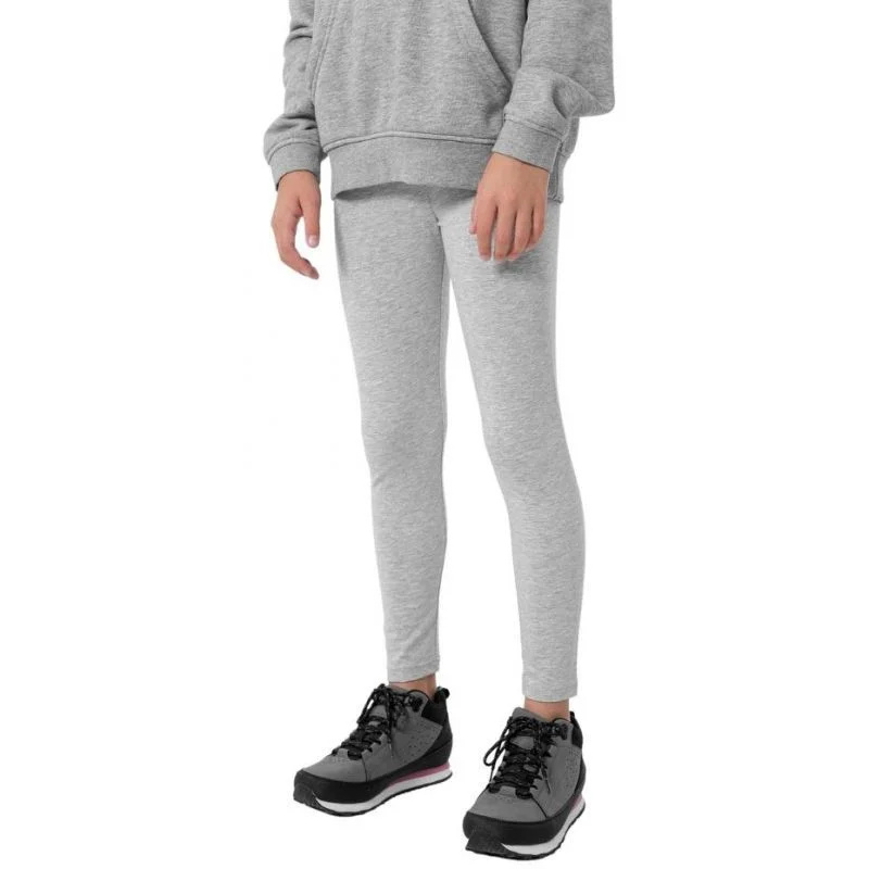 Dětské legíny 4F HJZ22-JLEG001 šedé - 4F 146cm