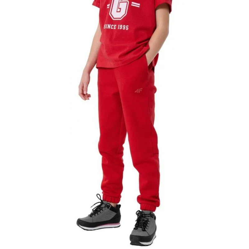 Dívčí tepláky HJZ22 JSPDD002 62S - 4F 128CM