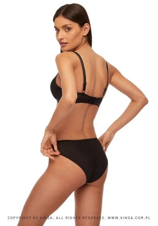 Dámská push-up podprsenka PU-750 Comfort I - Kinga 65G černá