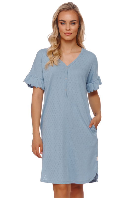 Noční košile Doctor Nap TCB.4513 Barva: Modrá, Velikost: S