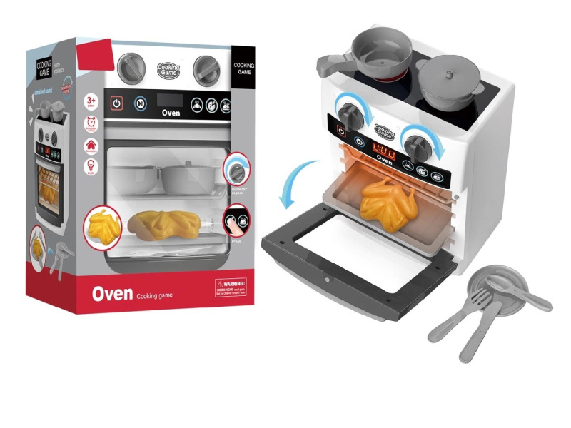 Dětská kuchyňka s troubou se světly a zvuky