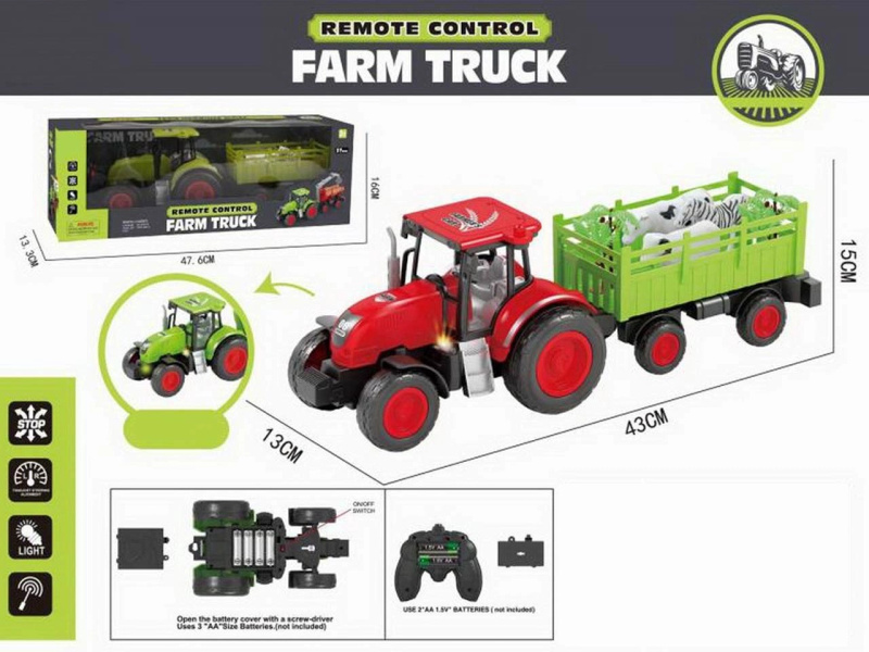 Traktor s přívěsem R/C, světlo