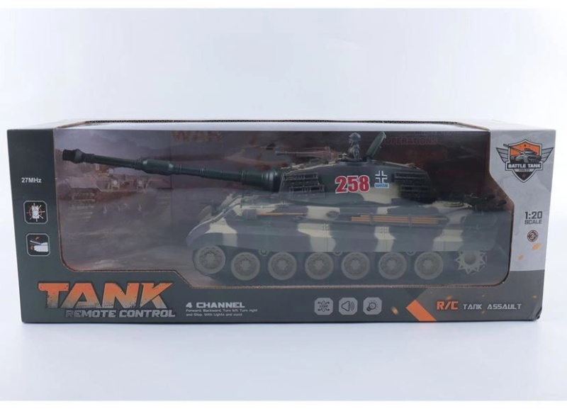 R/C Tank se světlem a zvukem