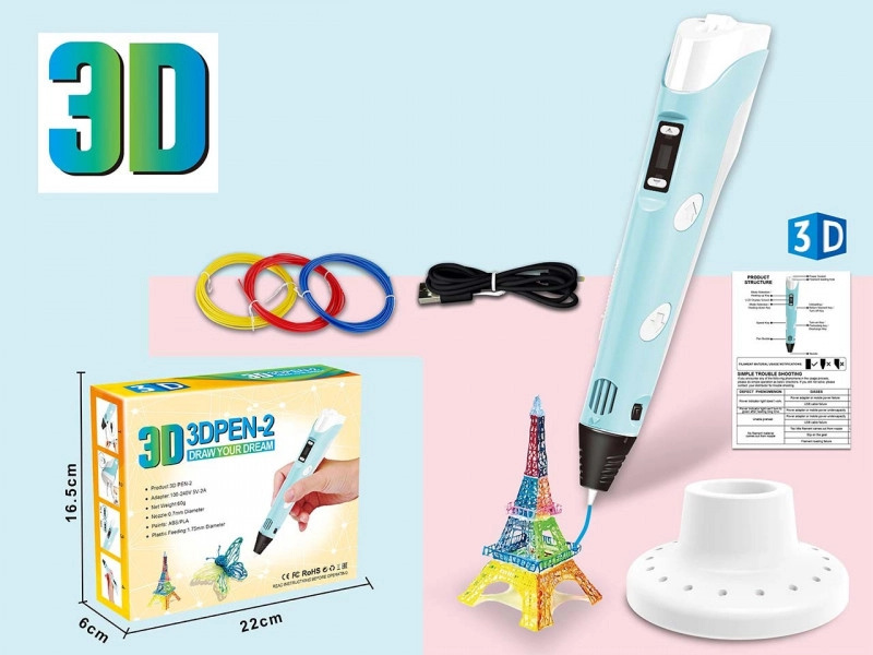 3D Kit Pen, filament s napájecím kabelem USB