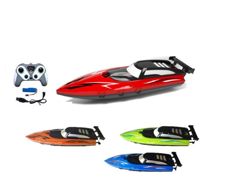 Motorový člun R/C s USB nabíječkou - různé barvy