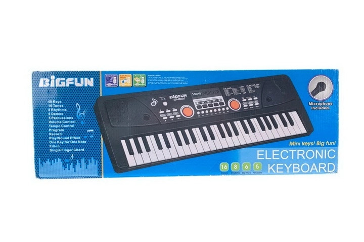 Dětský hudební keyboard Madej s mikrofonem