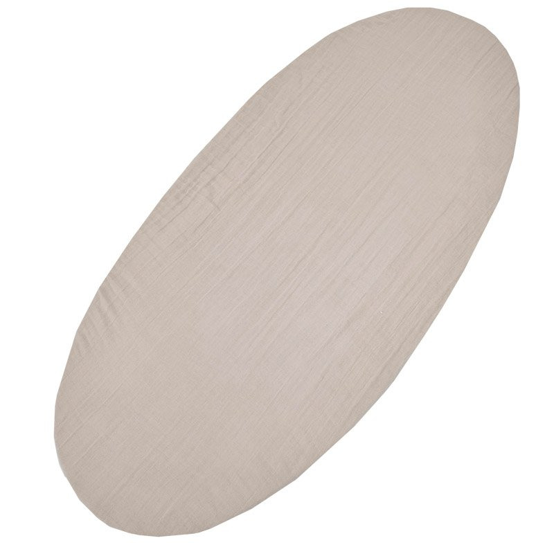 Eko Prostěradlo mušelinové s gumičkou Powder Rose 40x80 cm