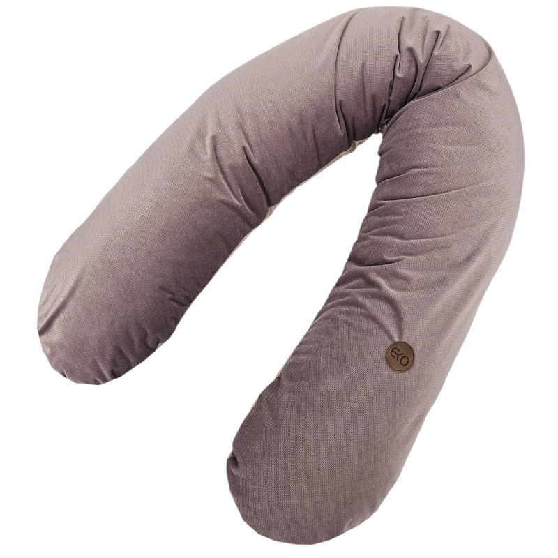 EKO kojicí polštář bavlněný Velvet dark pink 180 cm – Dark Pink