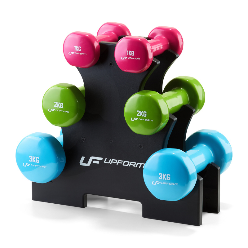 Sada vinylových činek se stojanem UpForm UFDS 12 kg